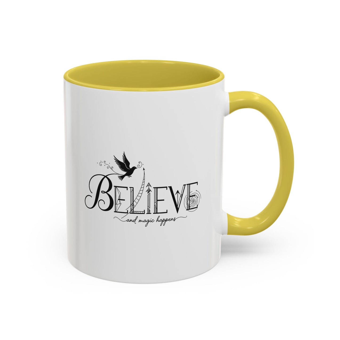 Believe and Magic Happens - Colorful Mug