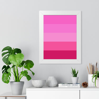 Valentine Rose Colors - Framed Poster