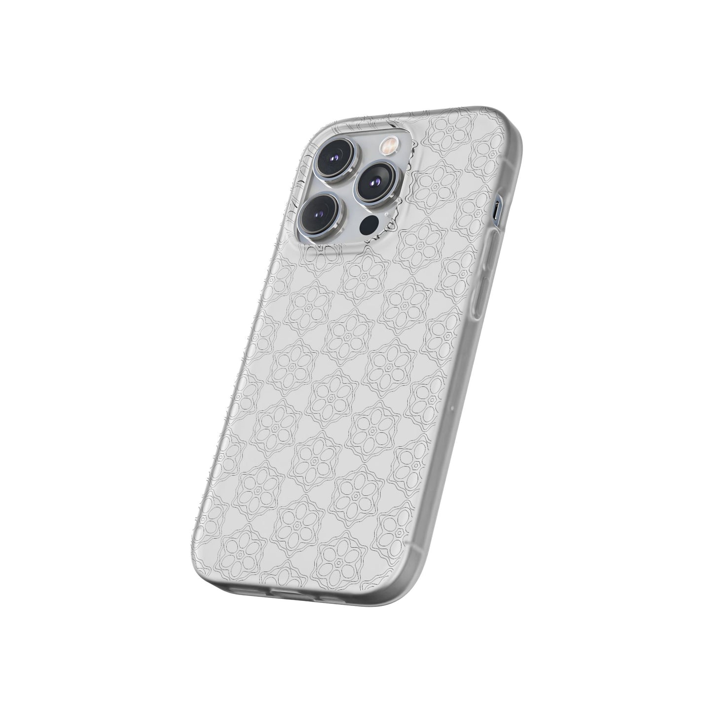 Elegant Geometric Phone Case, Stylish Flexi Case for Everyday Use, Slim Fit, Gift Idea, Trendy Accessory, Minimalist Design