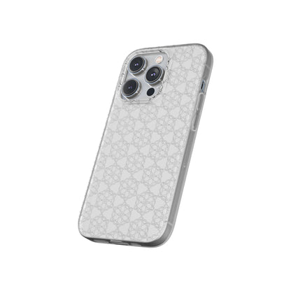 Elegant Geometric Phone Case, Stylish Flexi Case for Everyday Use, Slim Fit, Gift Idea, Trendy Accessory, Minimalist Design