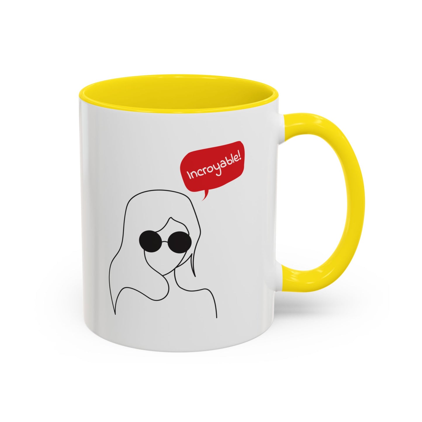 Incroyable Chic Girl - Color Accent Mug