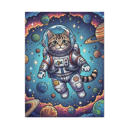 Astronaut Cat - Canvas