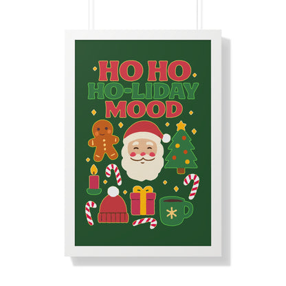 Ho Ho Ho-liday Mood - Framed Poster