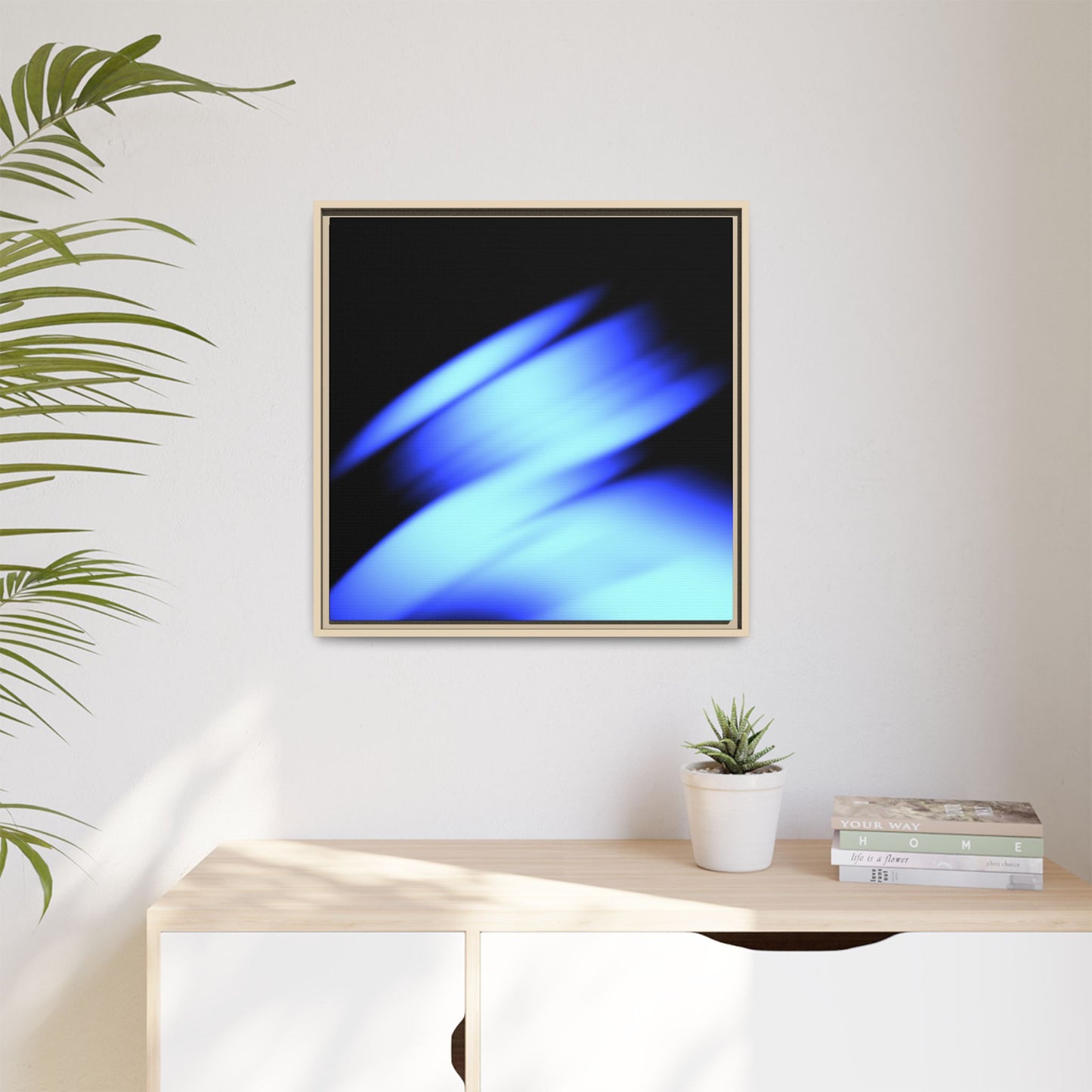 Orbital Drift - Framed Canvas