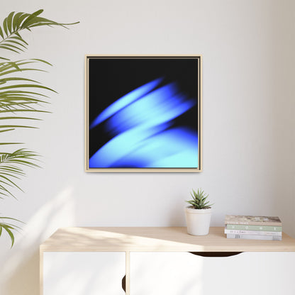 Orbital Drift - Framed Canvas
