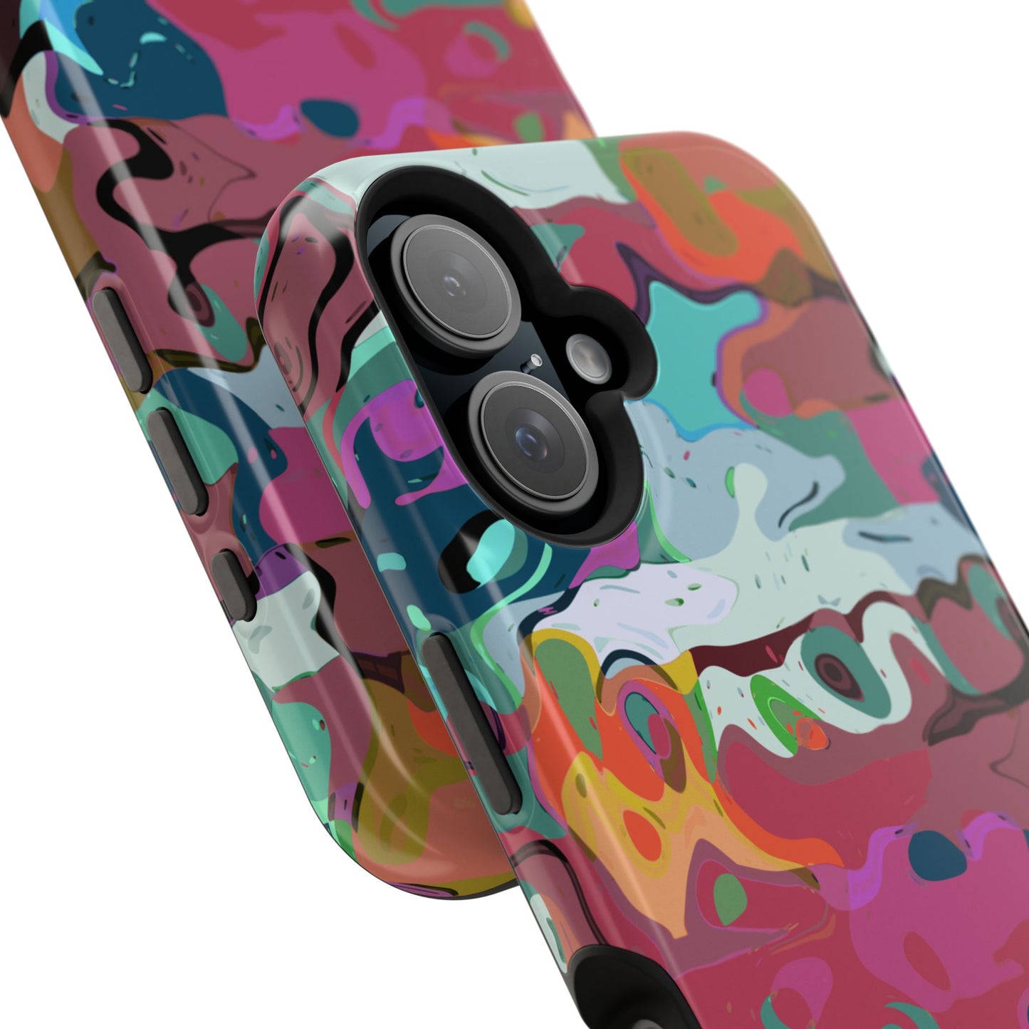 Colorful Abstract Marble - Magnetic Phone Case