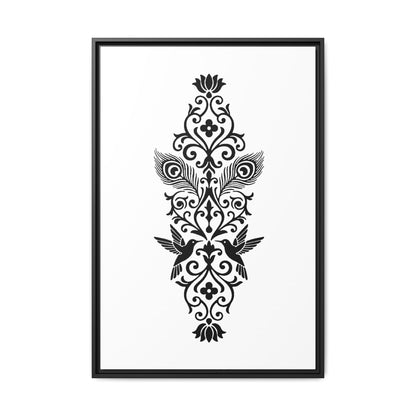 Hummingbird Soulmates - Framed Canvas