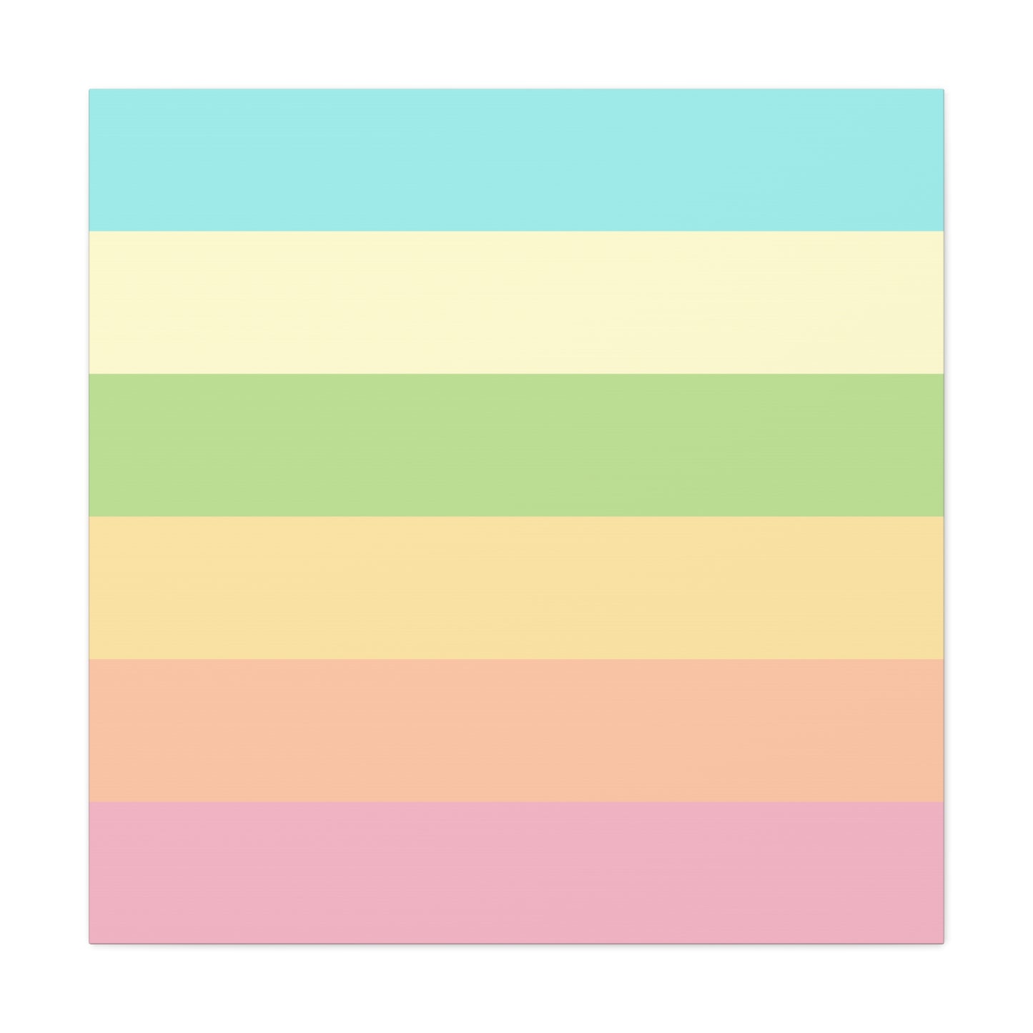 Pastel Stripes - Canvas