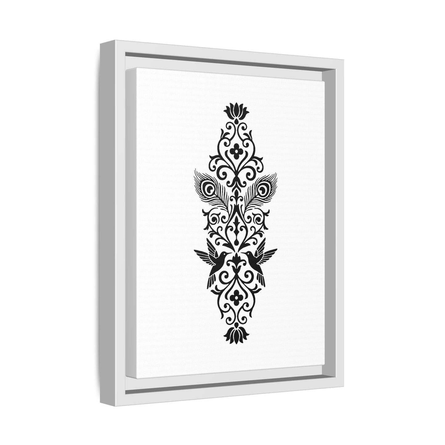 Hummingbird Soulmates - Framed Canvas