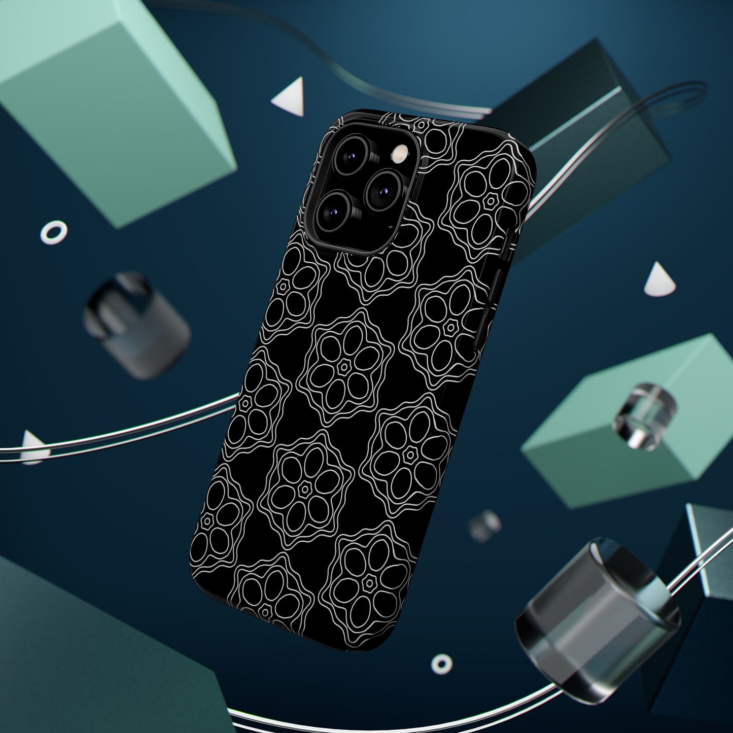 Geometric Sacred Flower - Magnetic Phone Case