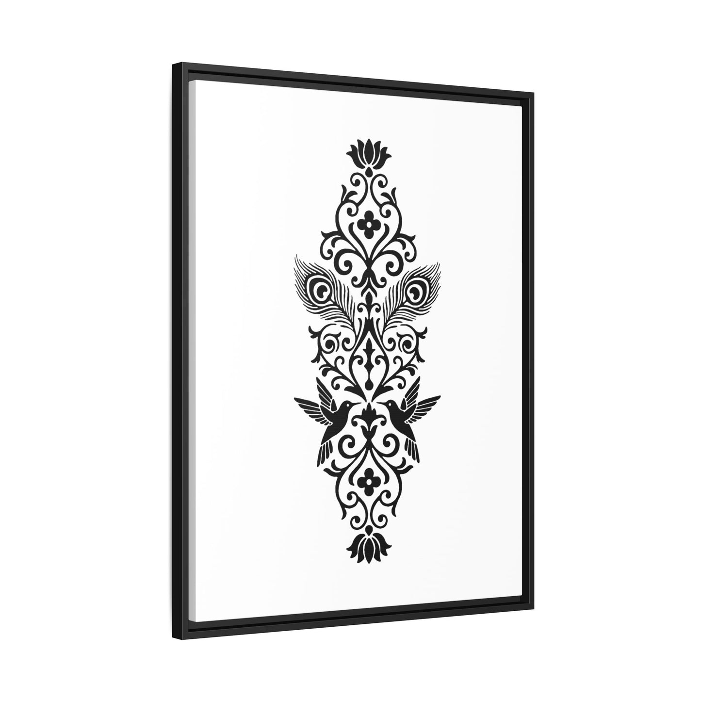 Hummingbird Soulmates - Framed Canvas