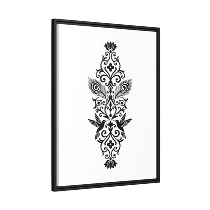 Hummingbird Soulmates - Framed Canvas