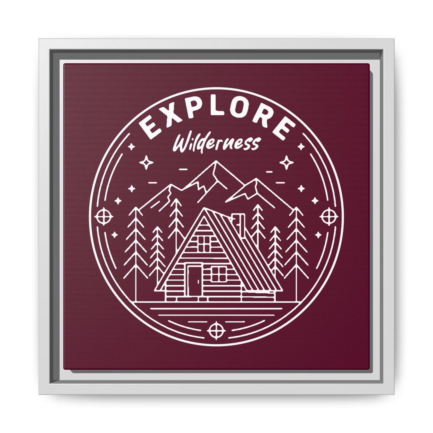 Explore Wilderness - Framed Canvas