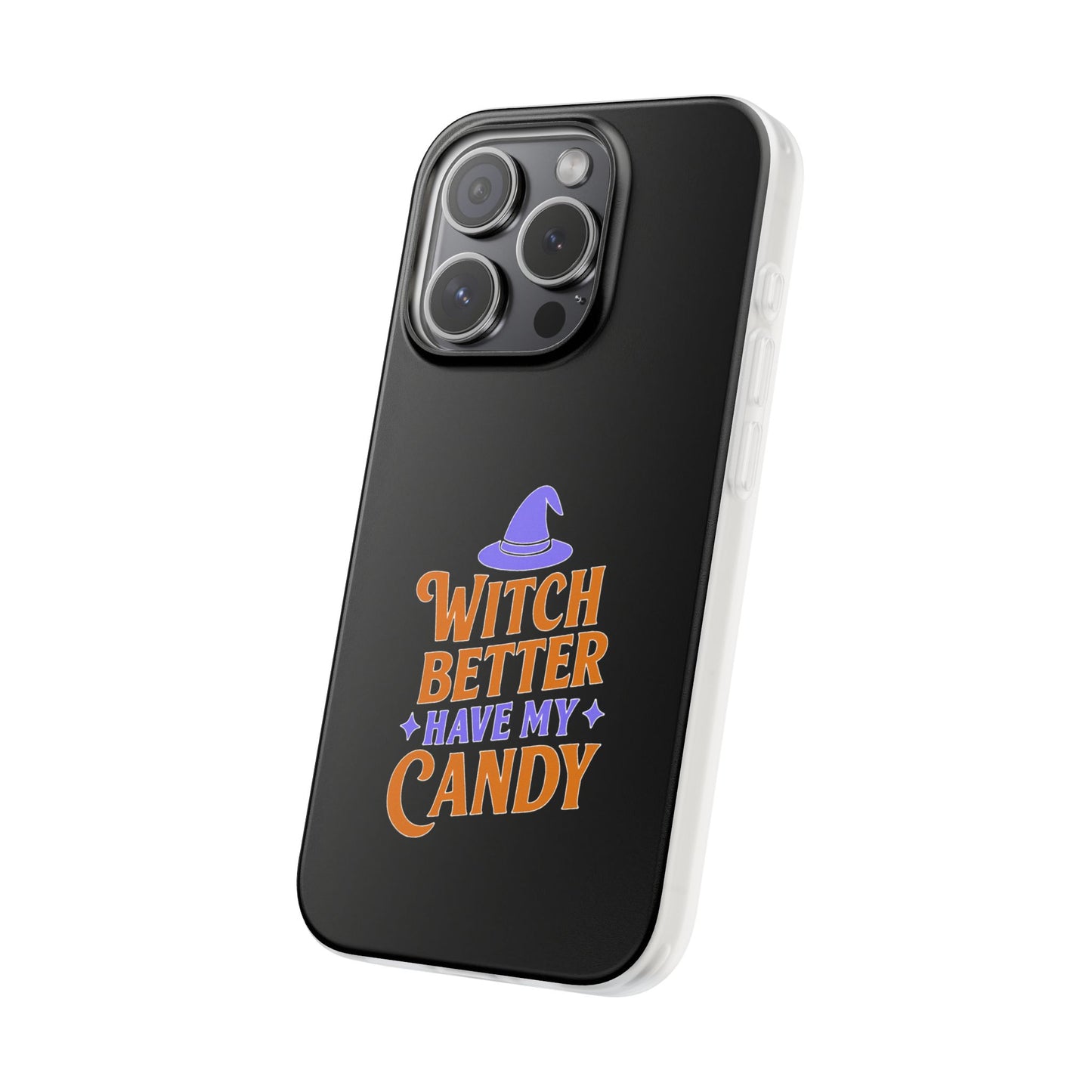 Spooky Witch Flexi Case, Halloween Phone Cover, Witch Themed Phone Case, Cute Candy Case, Trick or Treat Gift, Holiday Accessory