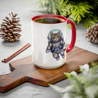 Astronaut Cat - Colorful Mug