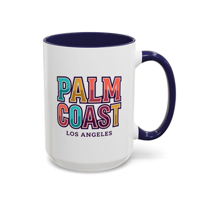 Palm Coast - Los Angeles - Color Accent Mug