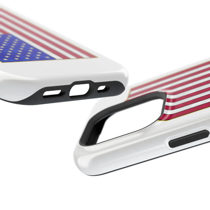 New Glory American Flag (Gold Edge Edition) - Magnetic Phone Case