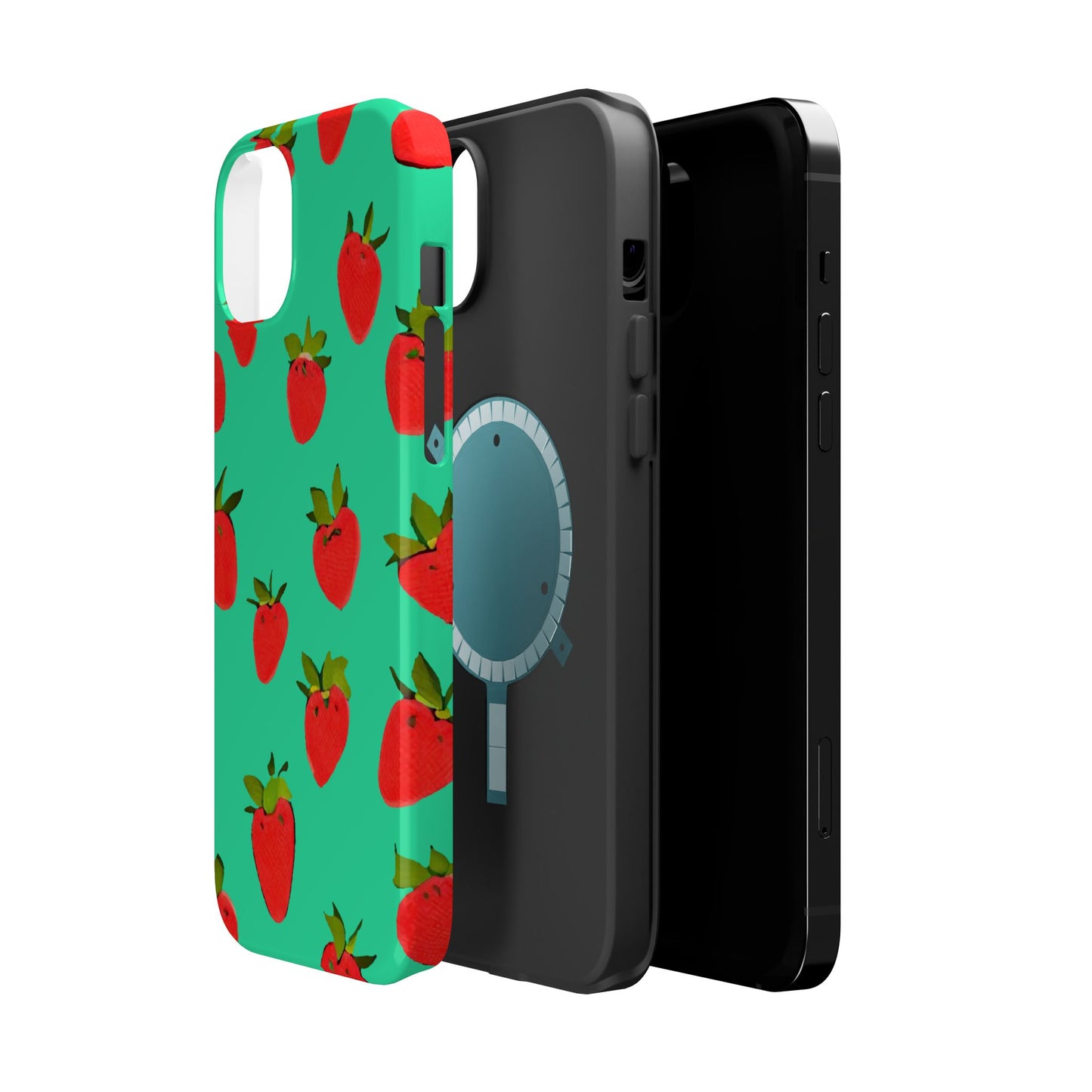 Strawberry Pattern - Magnetic Phone Case
