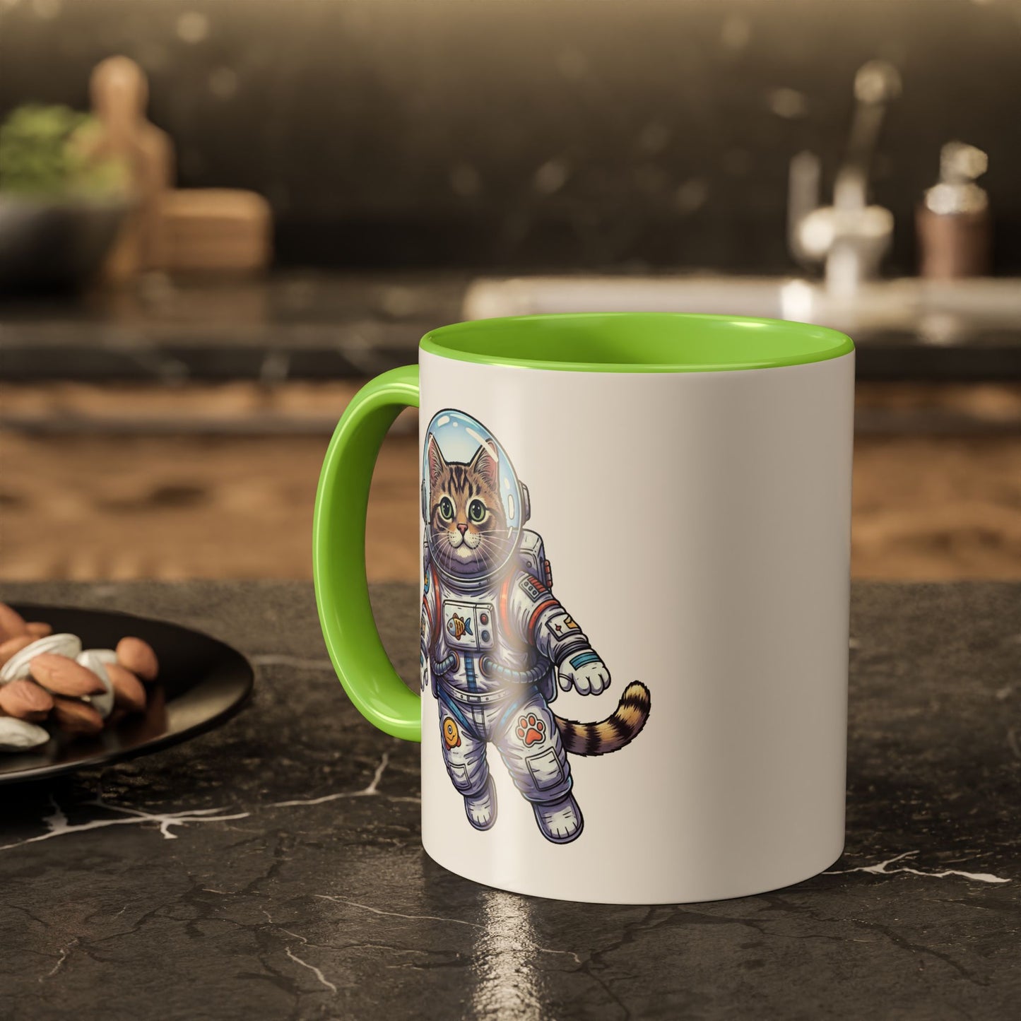 Astronaut Cat - Colorful Mug