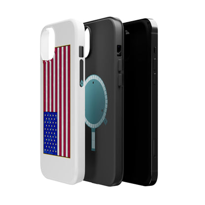 New Glory American Flag (Gold Edge Edition) - Magnetic Phone Case