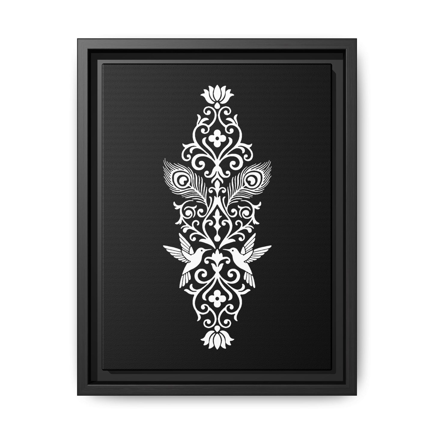 Hummingbird Soulmates - Framed Canvas