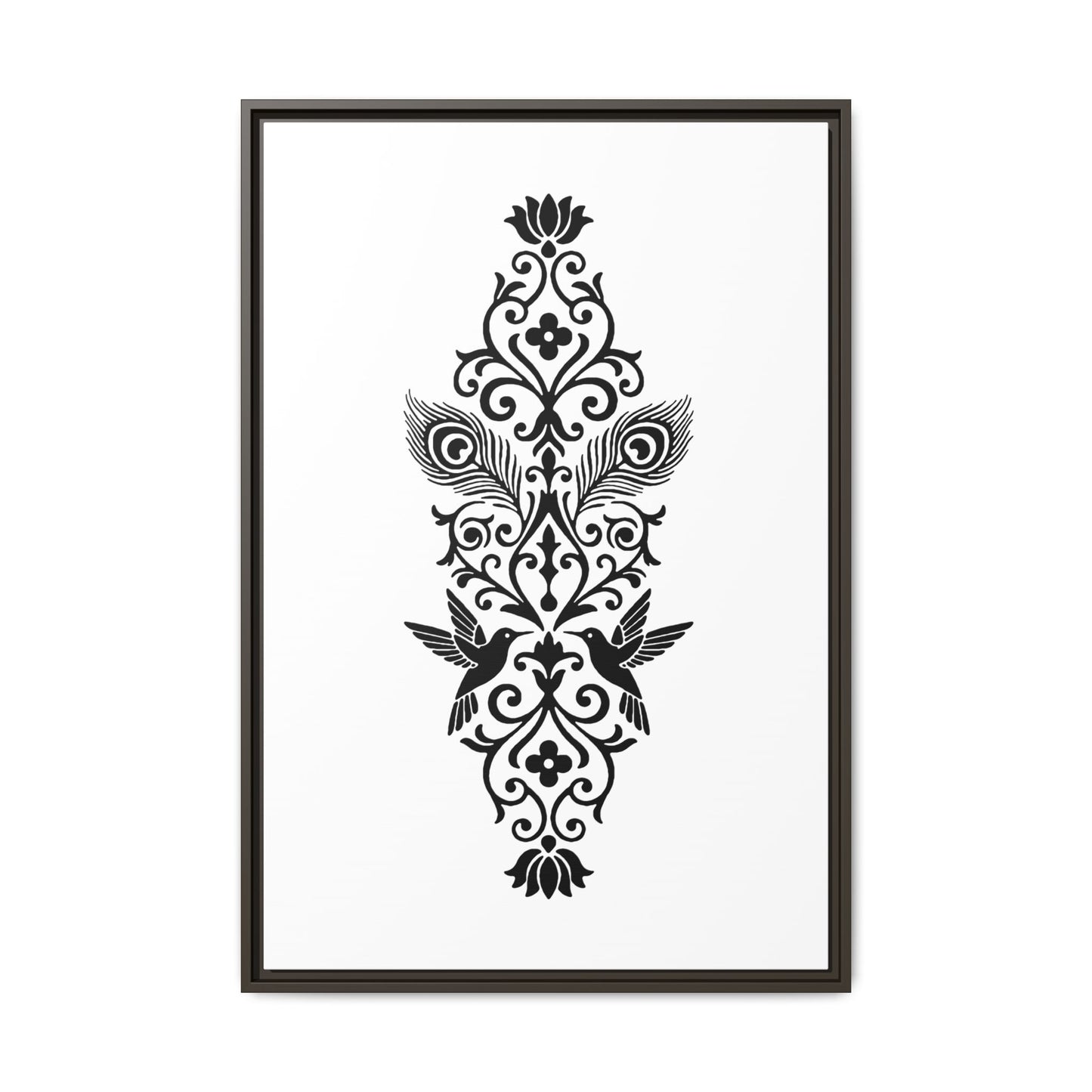 Hummingbird Soulmates - Framed Canvas