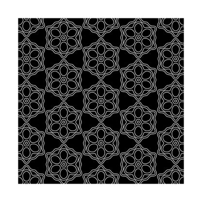 Geometric Sacred Flower - Poster