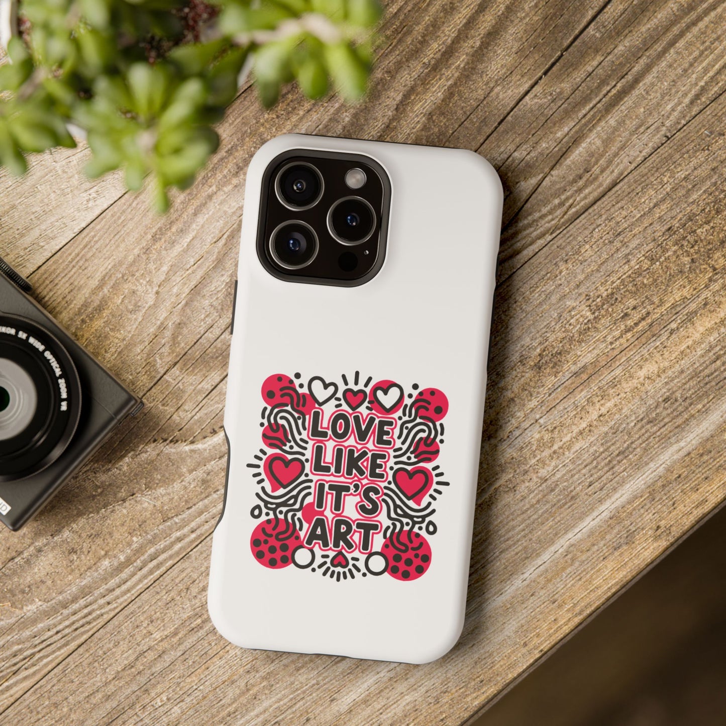 Love Like It's Art - Magnetic Phone Case