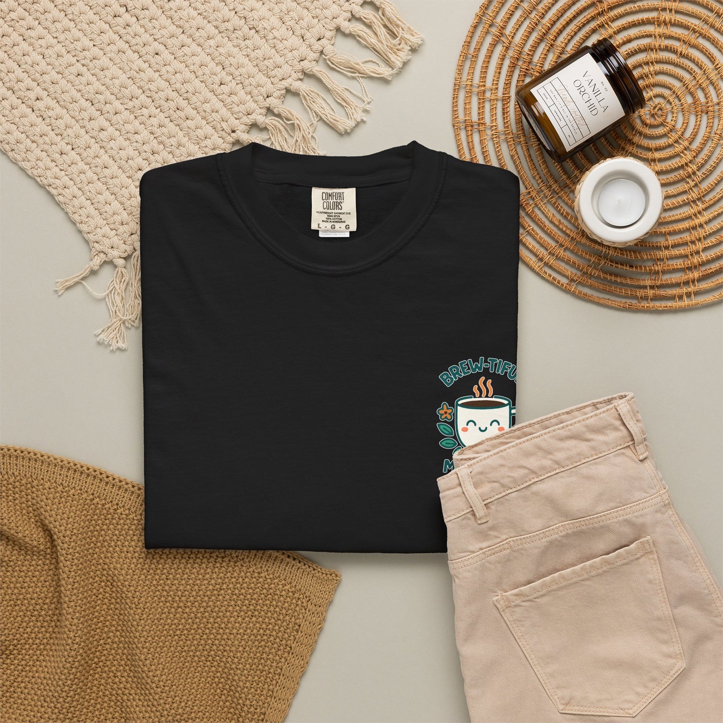 Brew-tiful Mornings Start Here - T-Shirt