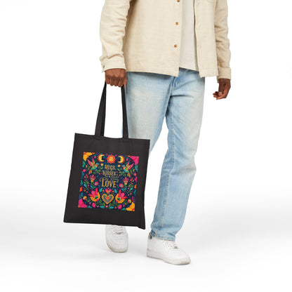 Hugs, Kisses & Love - Canvas Tote Bag