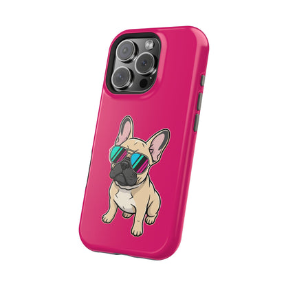 French Bulldog with Sunglasses - Magnetic Phone Case