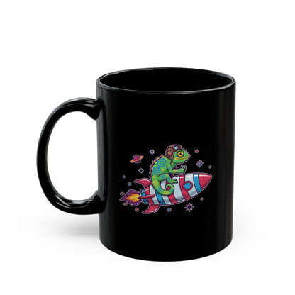 Cosmic Rider - Black Mug