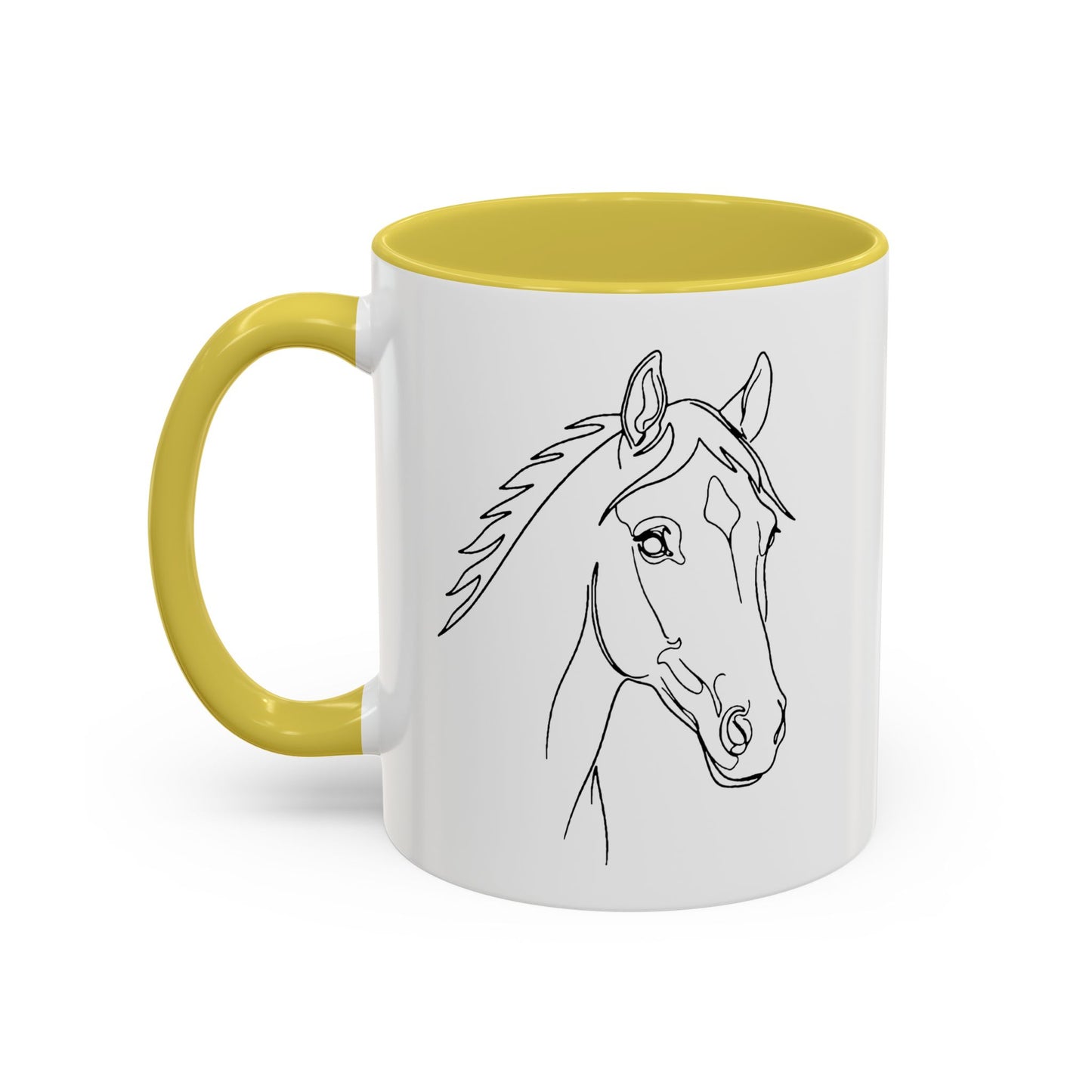 Horse Portrait Sketch - Colorful Mug
