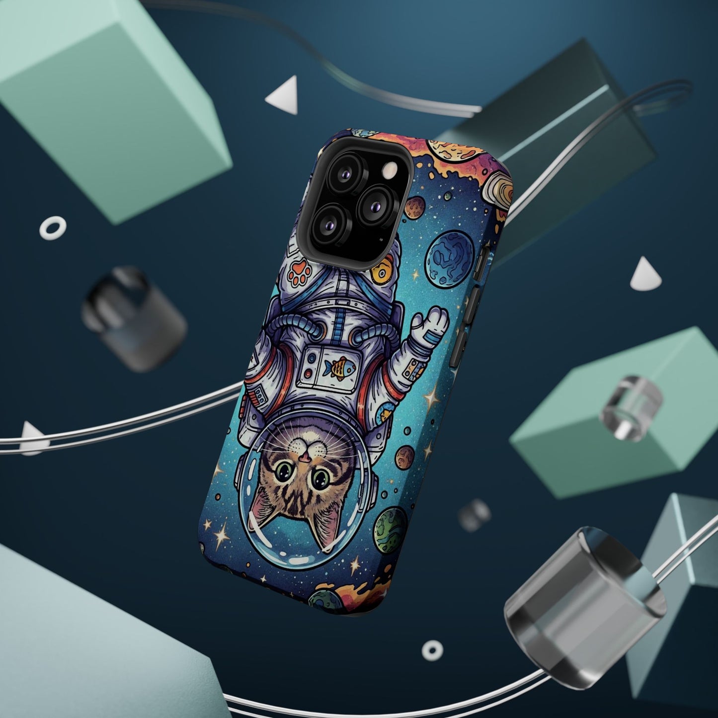 Astronaut Cat - Magnetic Phone Case