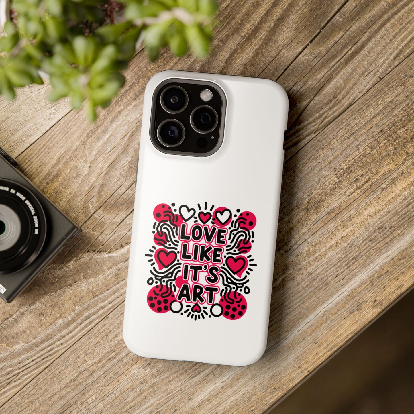 Love Like It's Art - Magnetic Phone Case