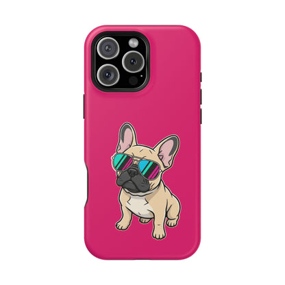 French Bulldog with Sunglasses - Magnetic Phone Case