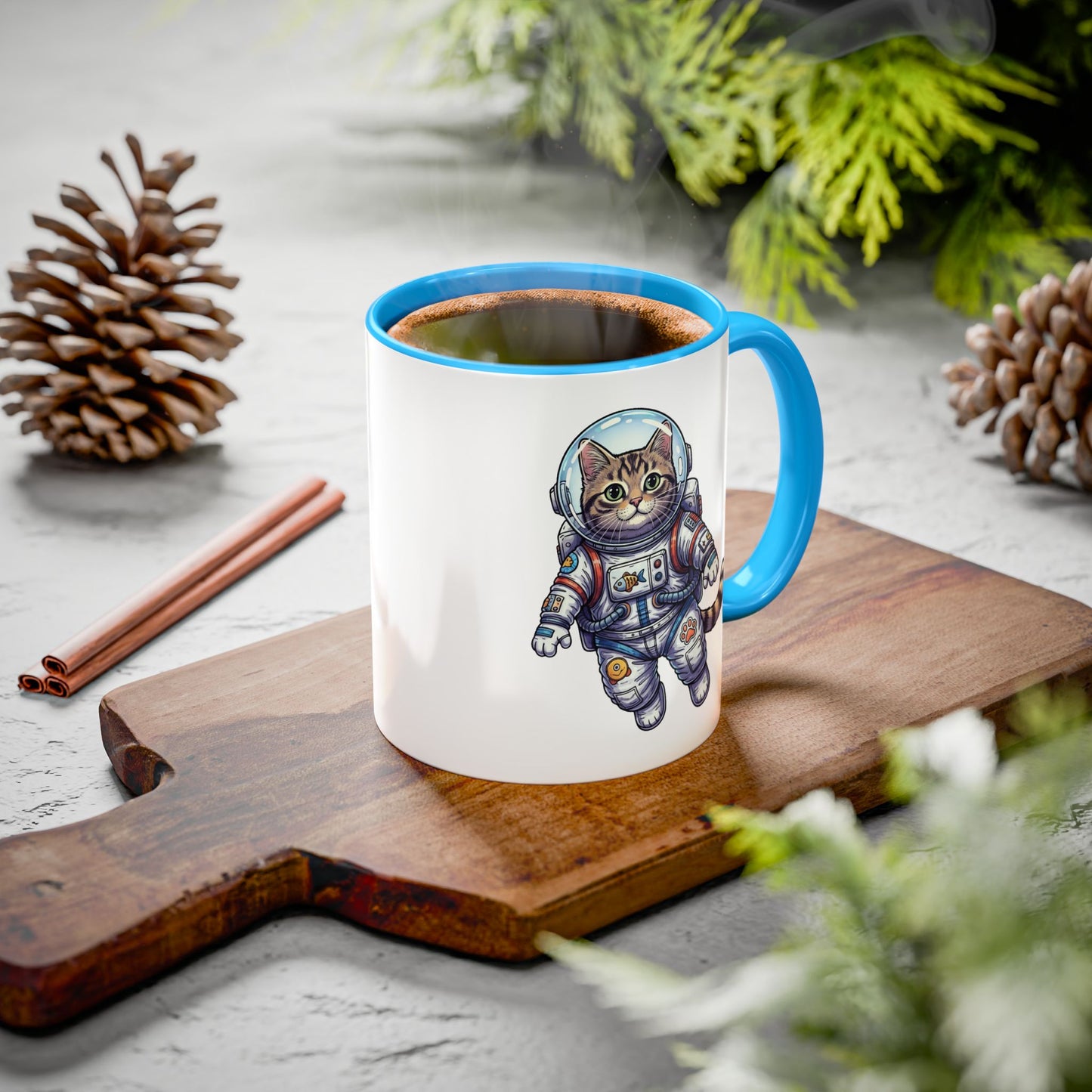 Astronaut Cat - Colorful Mug