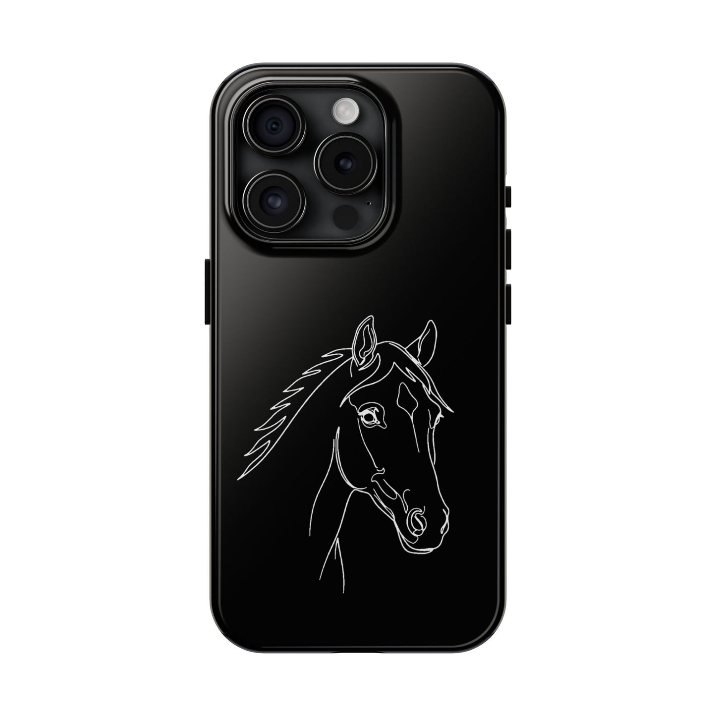 Horse Portrait Sketch - Phone Case