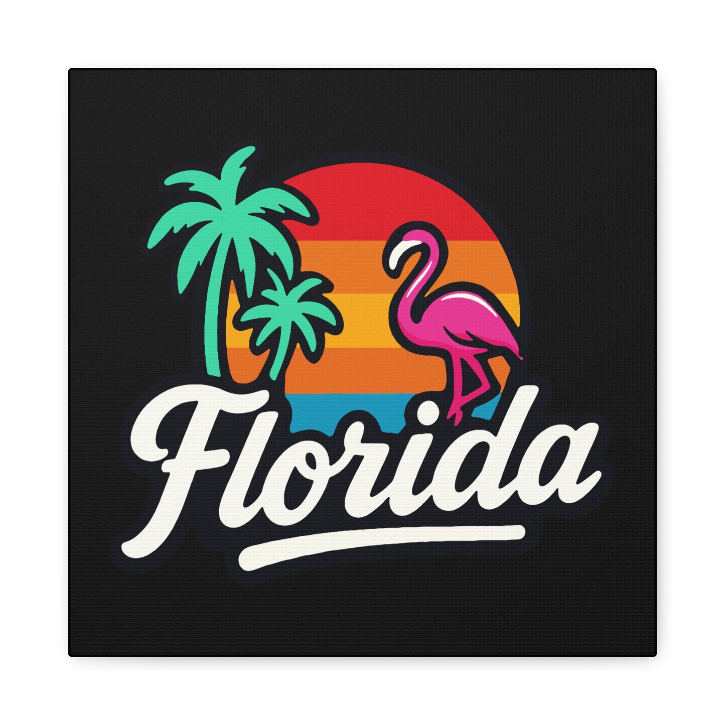 Florida Sunset Palm - Canvas