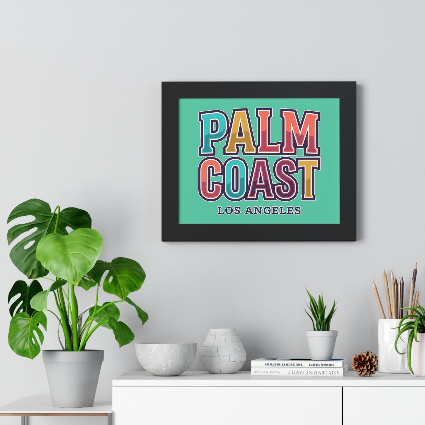 Palm Coast - Los Angeles - Framed Poster