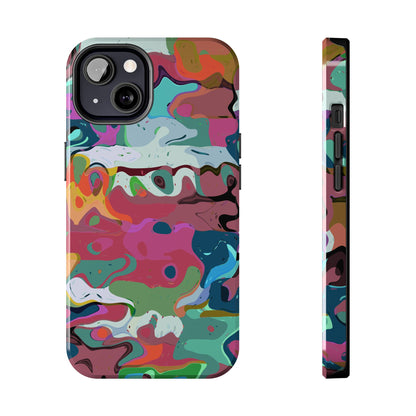 Colorful Abstract Marble - Phone Case