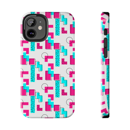 Retro Geometric Vibes - Phone Case
