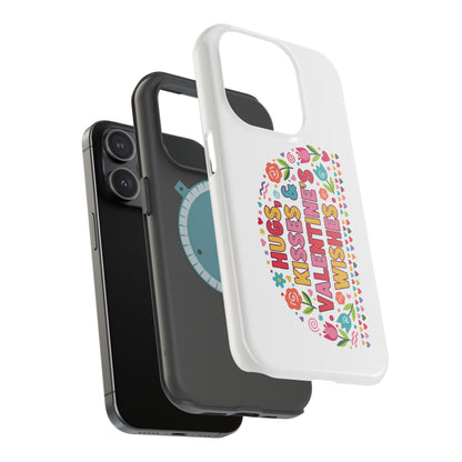 Hugs, Kisses & Valentine’s Wishes - Magnetic Phone Case