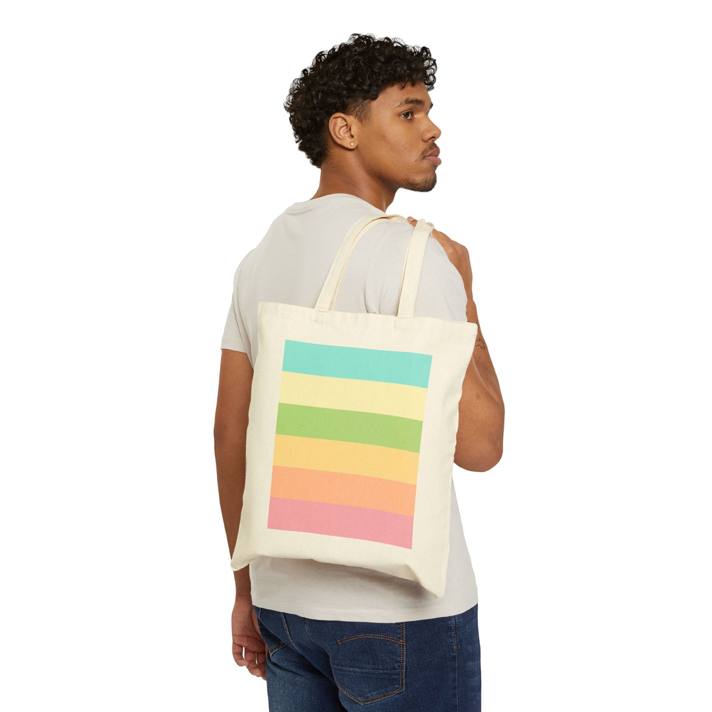 Pastel Stripes - Tote Bag
