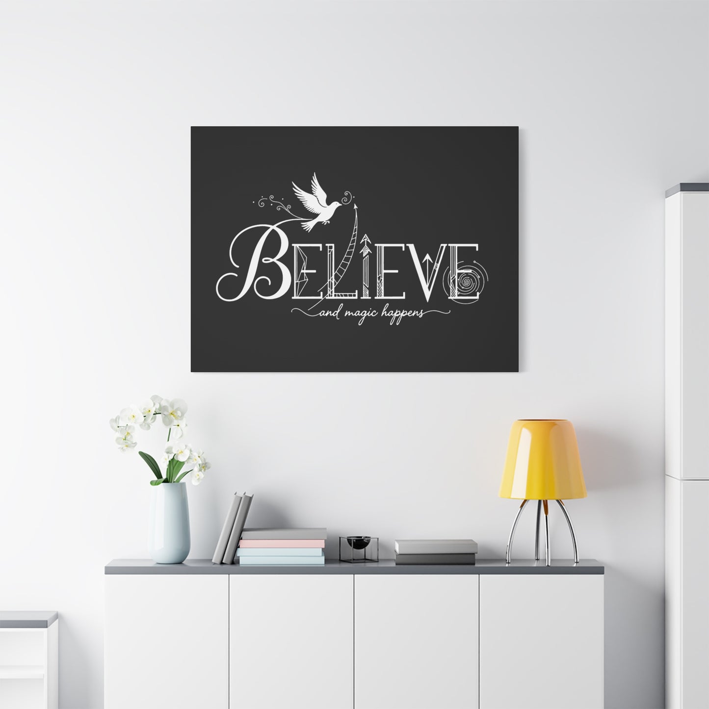 Believe and Magic Happens - Canvas