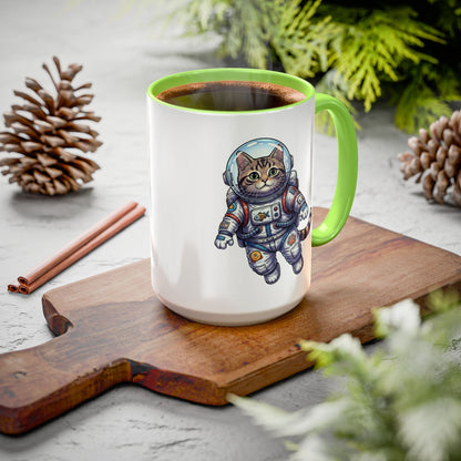 Astronaut Cat - Colorful Mug