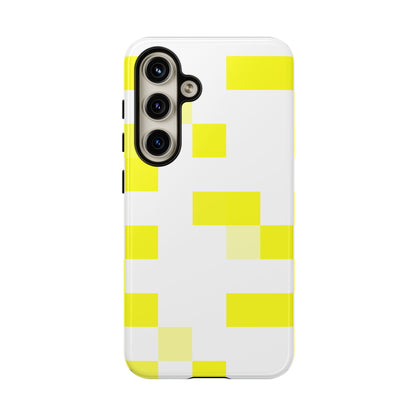 Yellow Pixel Grid -  Phone Case