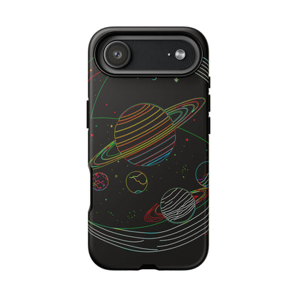 Galactic Tough Phone Case, Starry Space Protection, Unique Gift for Astronomers, Celestial Accessories, Trendy Space Lovers