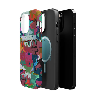 Colorful Abstract Marble - Magnetic Phone Case