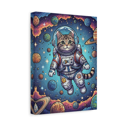 Astronaut Cat - Canvas